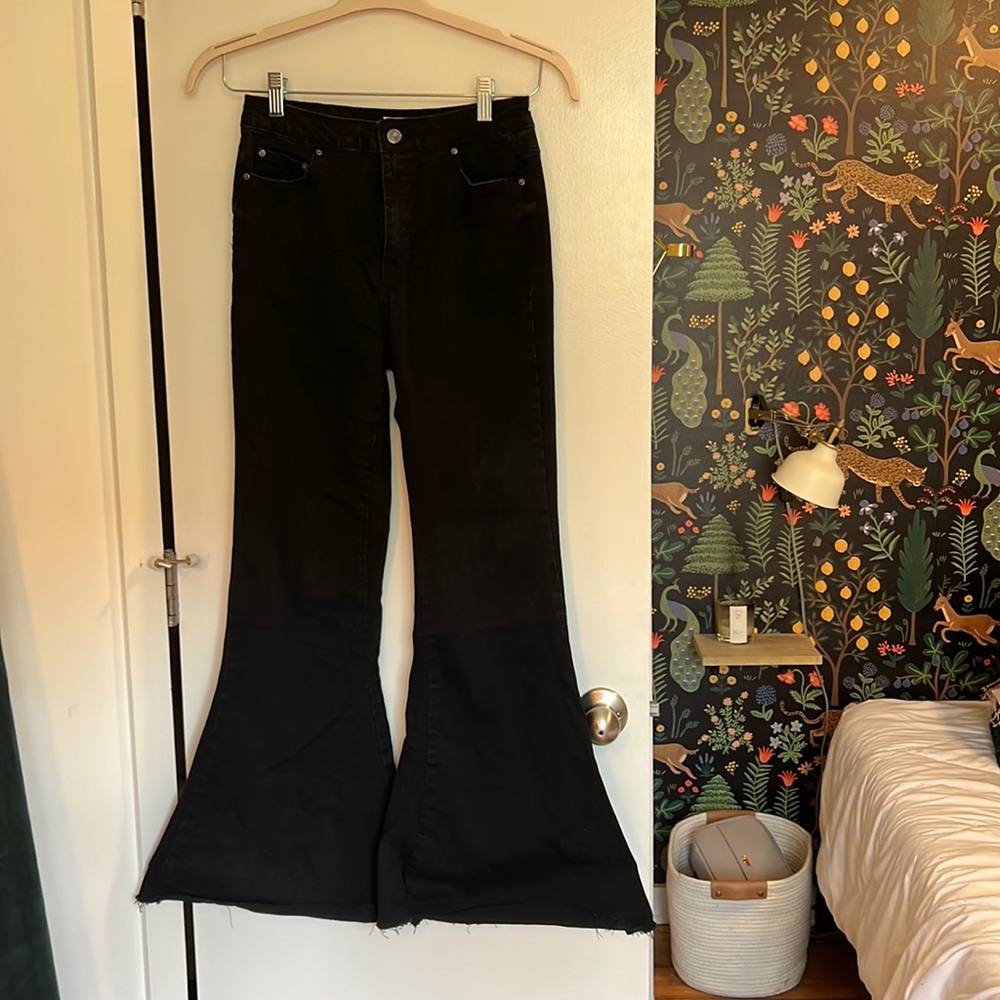 Ultra flare black jeans size 27